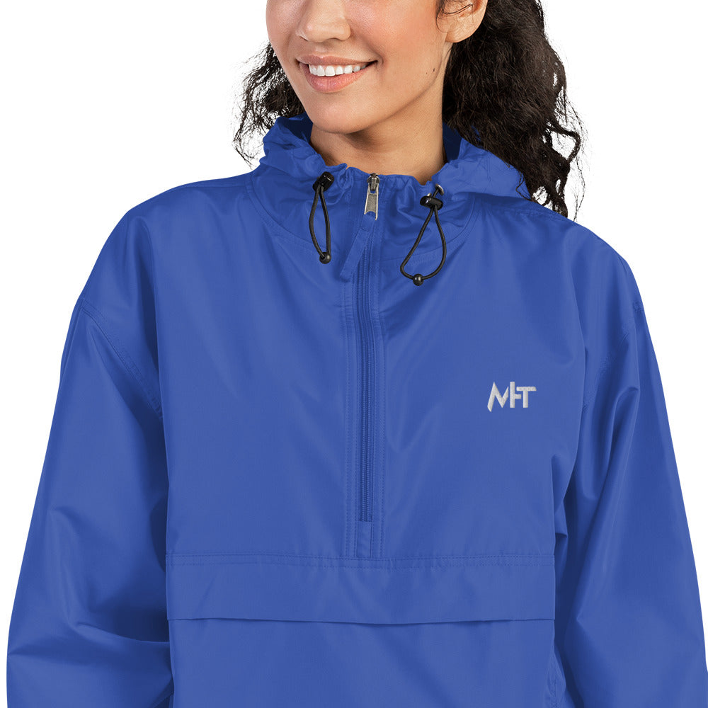 MHT - Embroidered Champion Packable Jacket by DarkByteGear