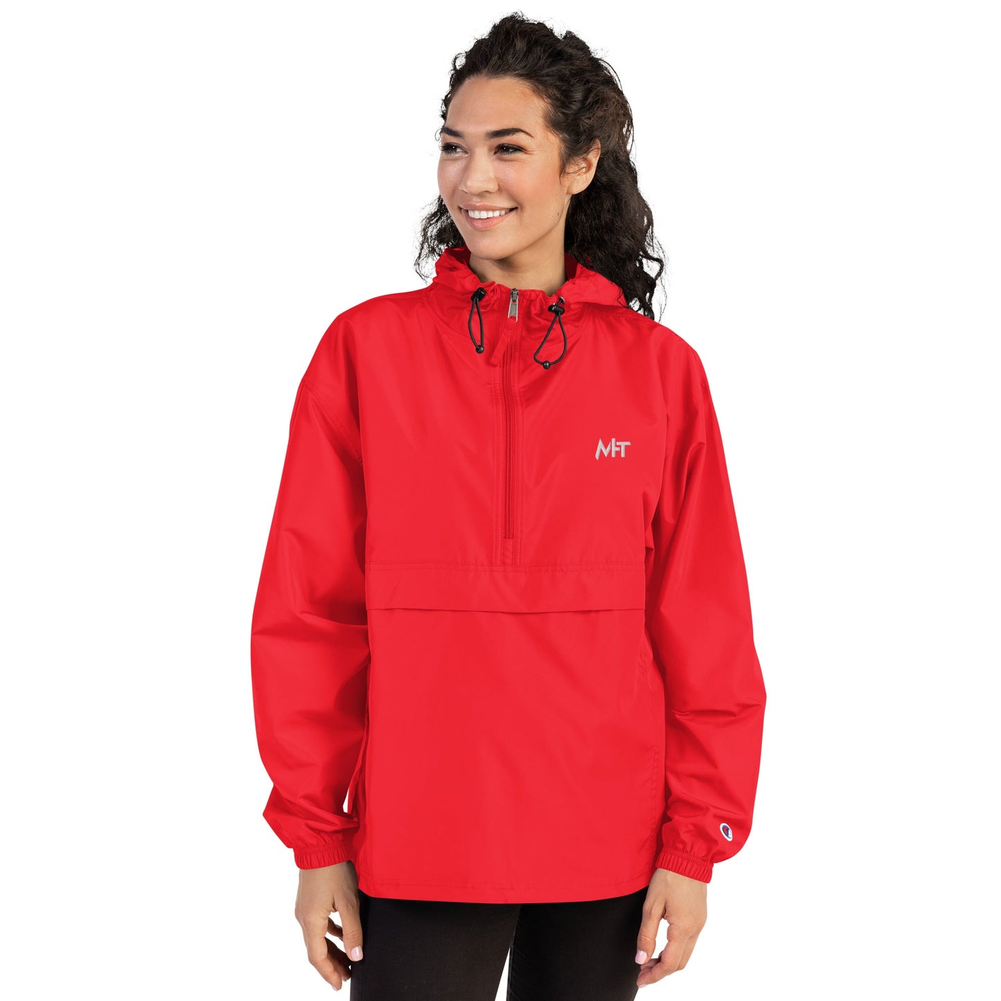 MHT - Embroidered Champion Packable Jacket by DarkByteGear