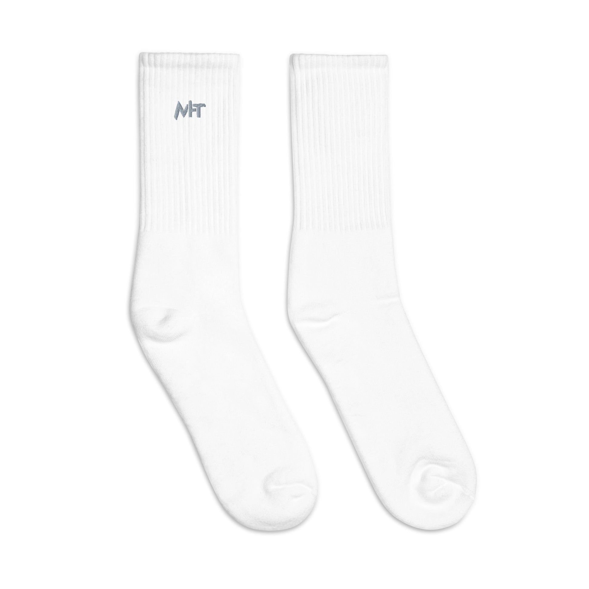 Forged by Athletes - Embroidered socks by DarkByteGear
