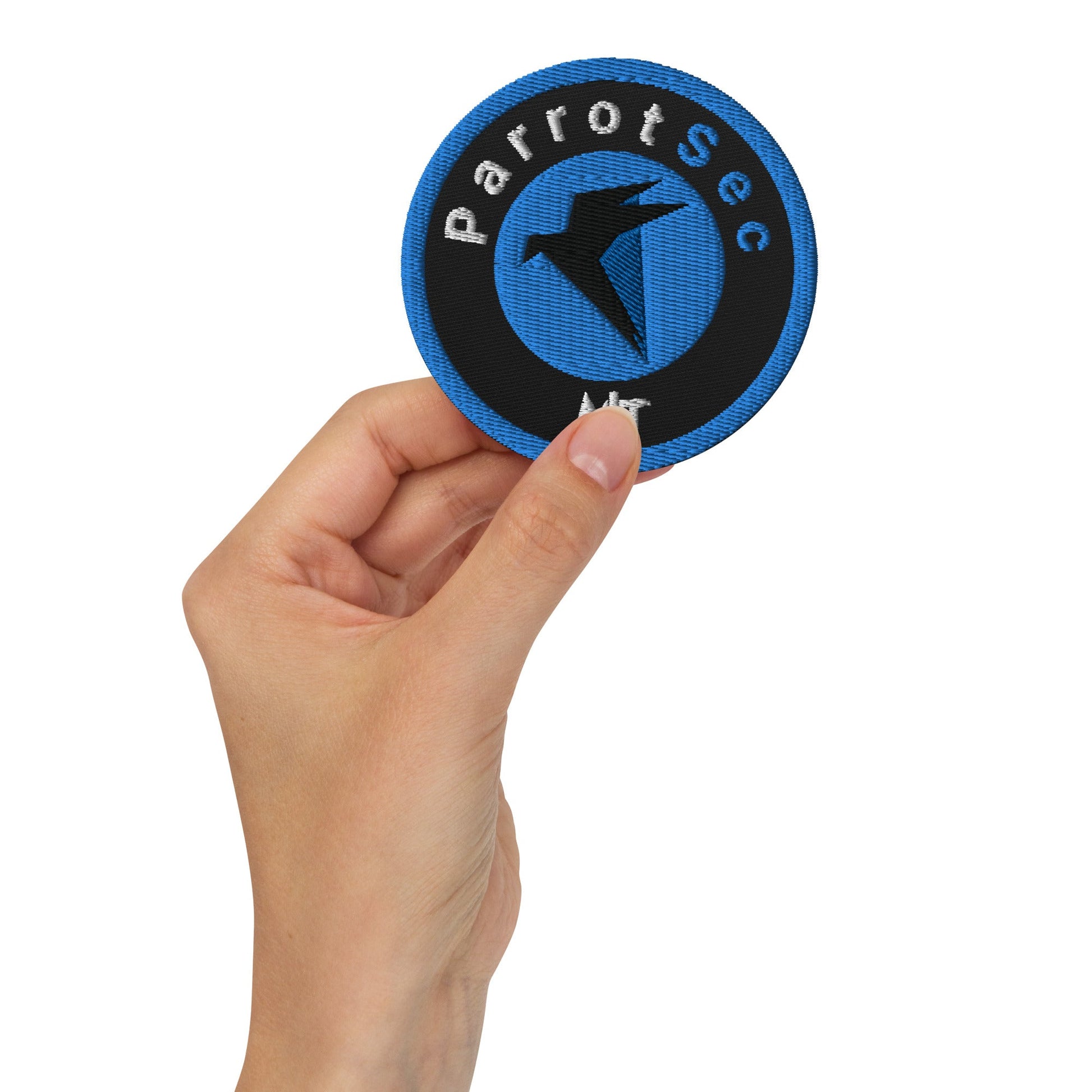 ParrotSec - Embroidered patches (round) by DarkByteGear