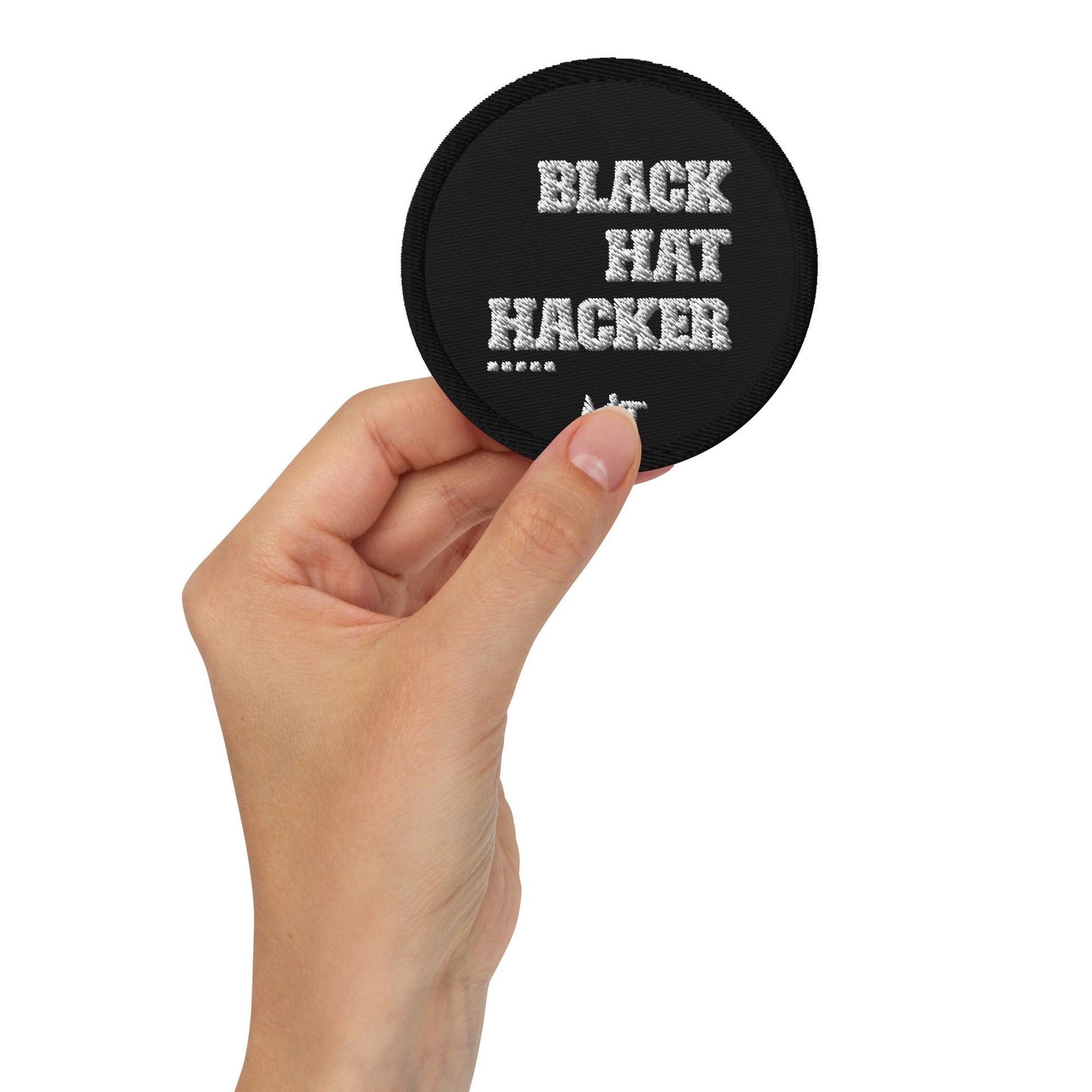 Black Hat Hacker V4 - Embroidered patches by DarkByteGear