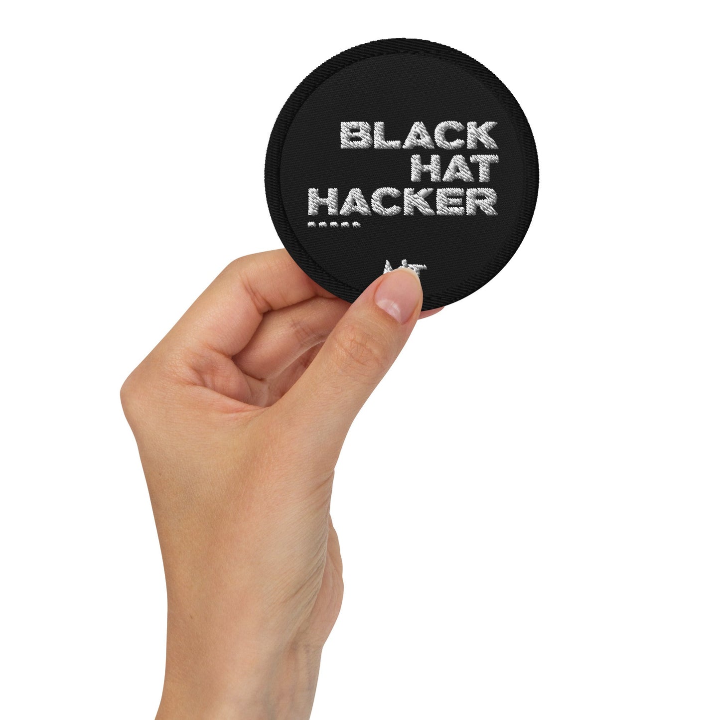 Black Hat Hacker V6 - Embroidered patches by DarkByteGear