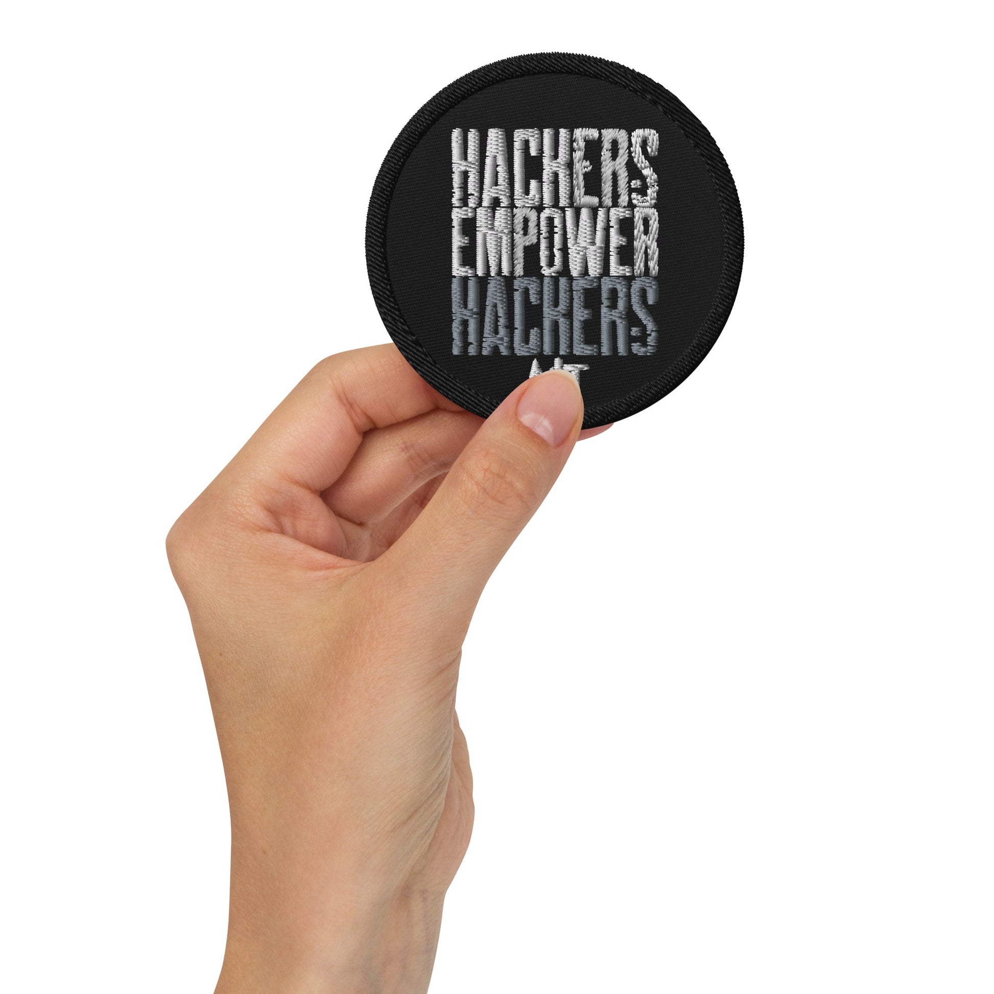 Hackers Empower Hackers V1 - Embroidered patches by DarkByteGear