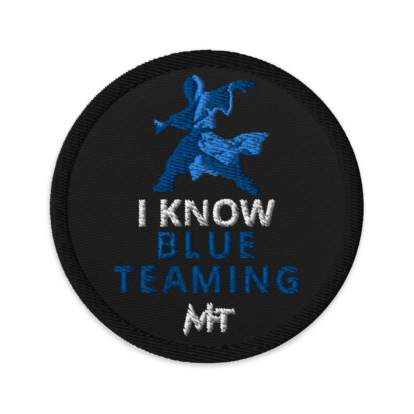 I Know Blue Teaming - Embroidered patches by DarkByteGear