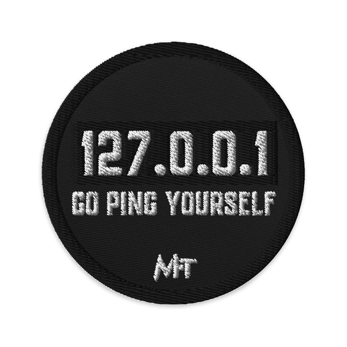 Go ping yourself - Embroidered patches by DarkByteGear
