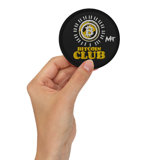 BITCOIN CLUB - Embroidered patches by DarkByteGear