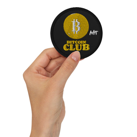 BITCOIN CLUB V1 - Embroidered patches by DarkByteGear