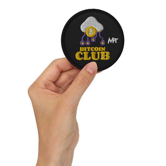 BITCOIN CLUB V4 - Embroidered patches by DarkByteGear