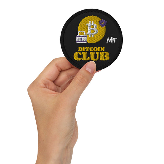 BITCOIN CLUB V7 - Embroidered patches by DarkByteGear