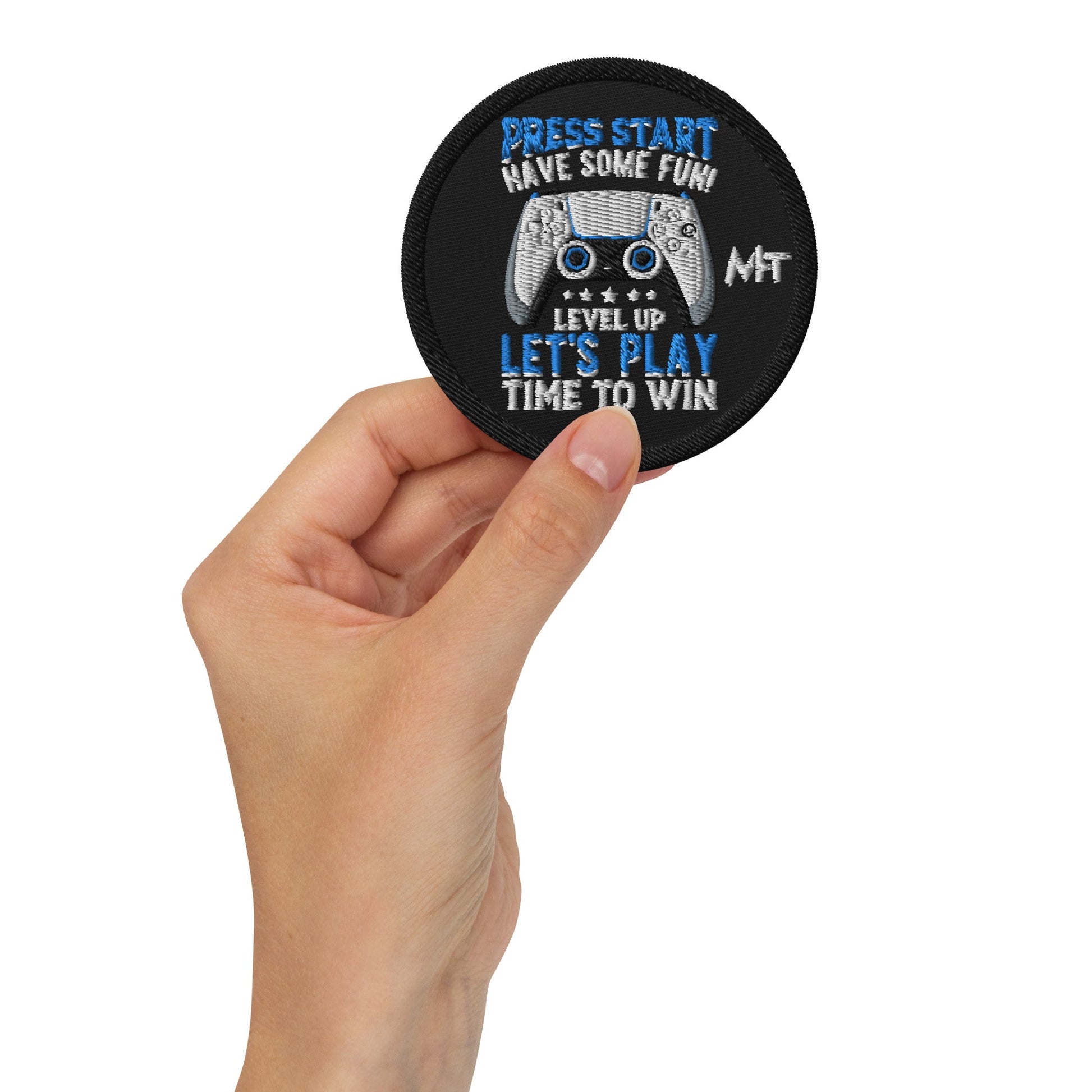 Press Start and Have some Fun - Embroidered patches by DarkByteGear