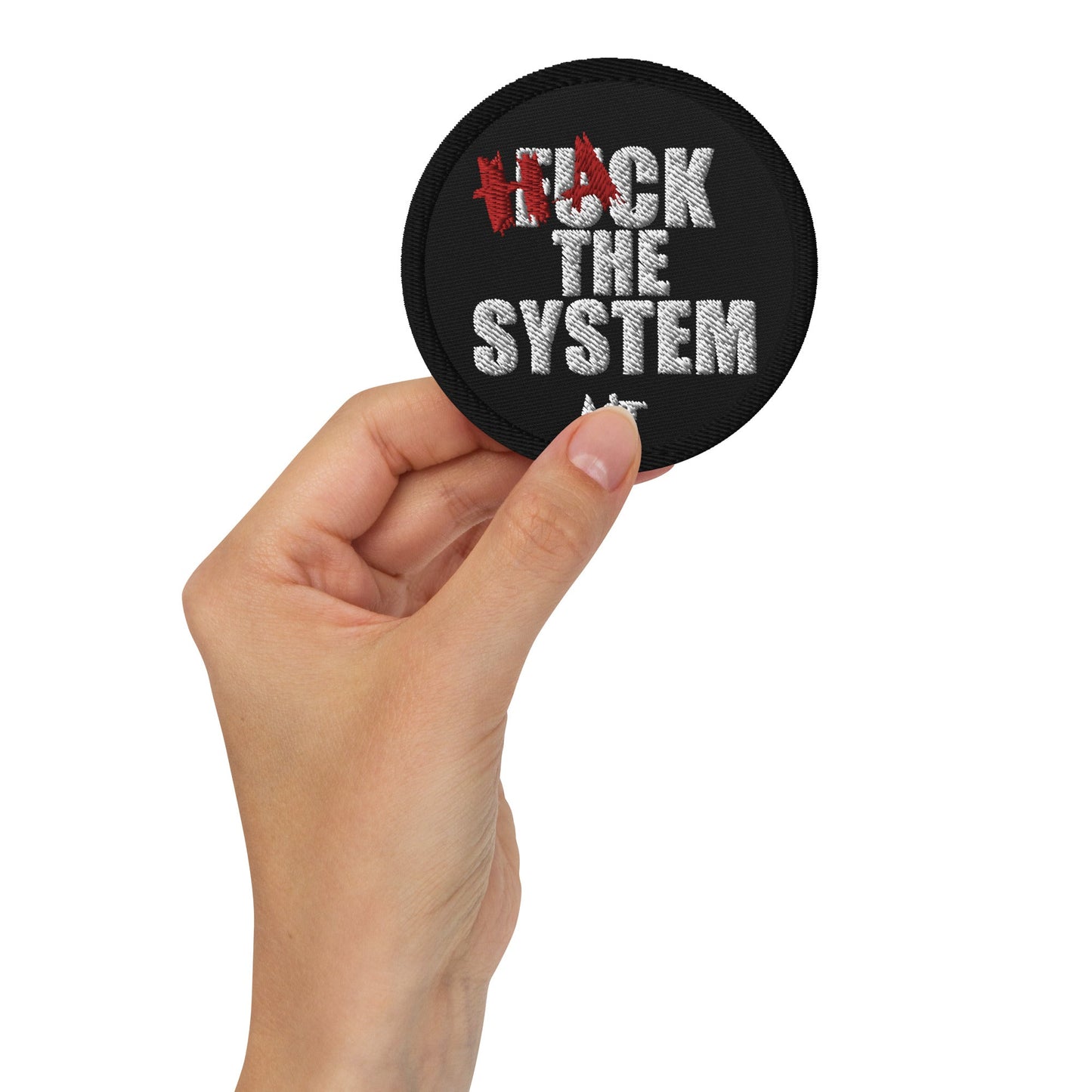 Hack the System - Embroidered patches by DarkByteGear