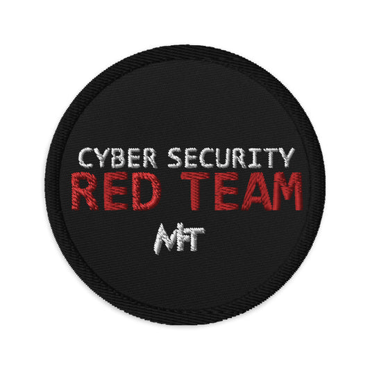 Cyber security red team - Embroidered patches by DarkByteGear