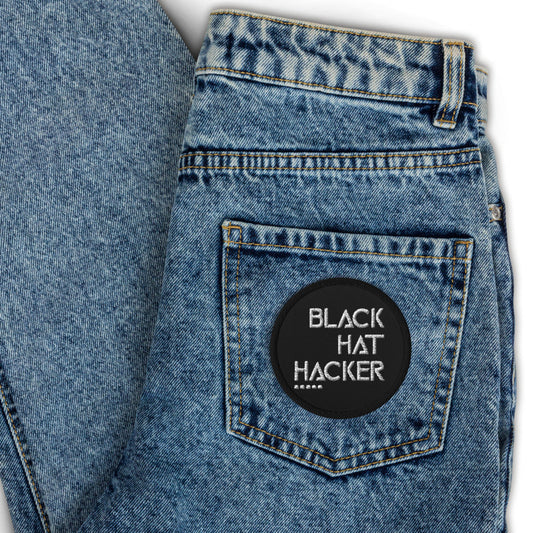 Black Hat Hacker - Embroidered patches by DarkByteGear