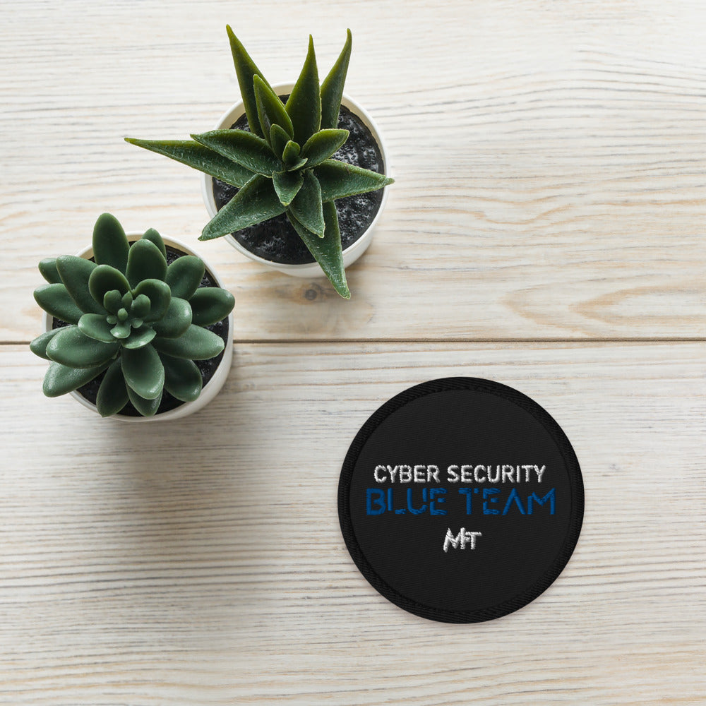 Cybersecurity Blue Team v4 - Embroidered patches by DarkByteGear