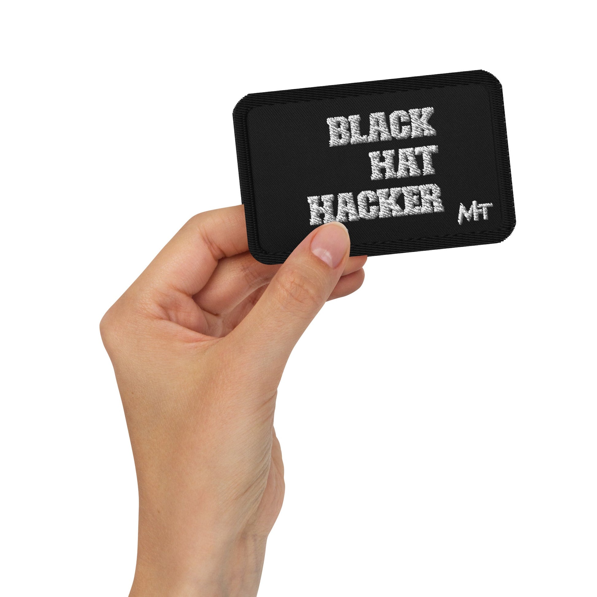Black Hat Hacker V4 - Embroidered patches by DarkByteGear