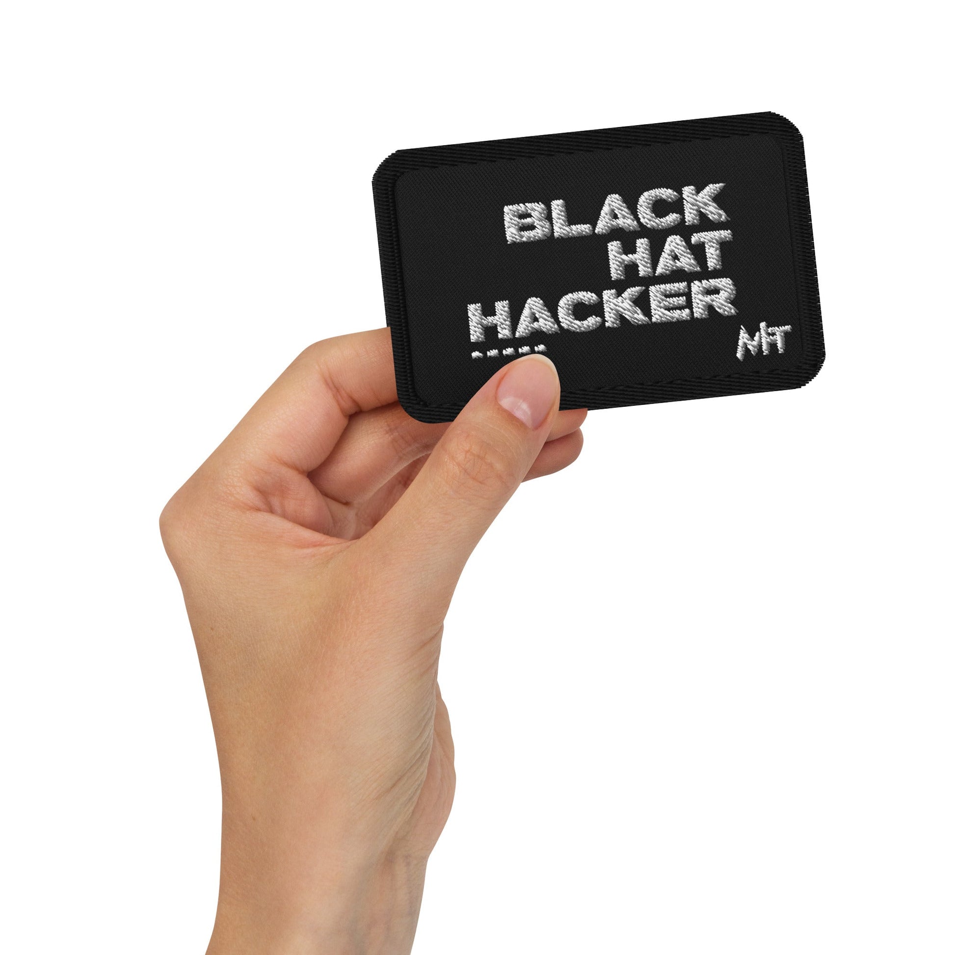 Black Hat Hacker V5 - Embroidered patches by DarkByteGear