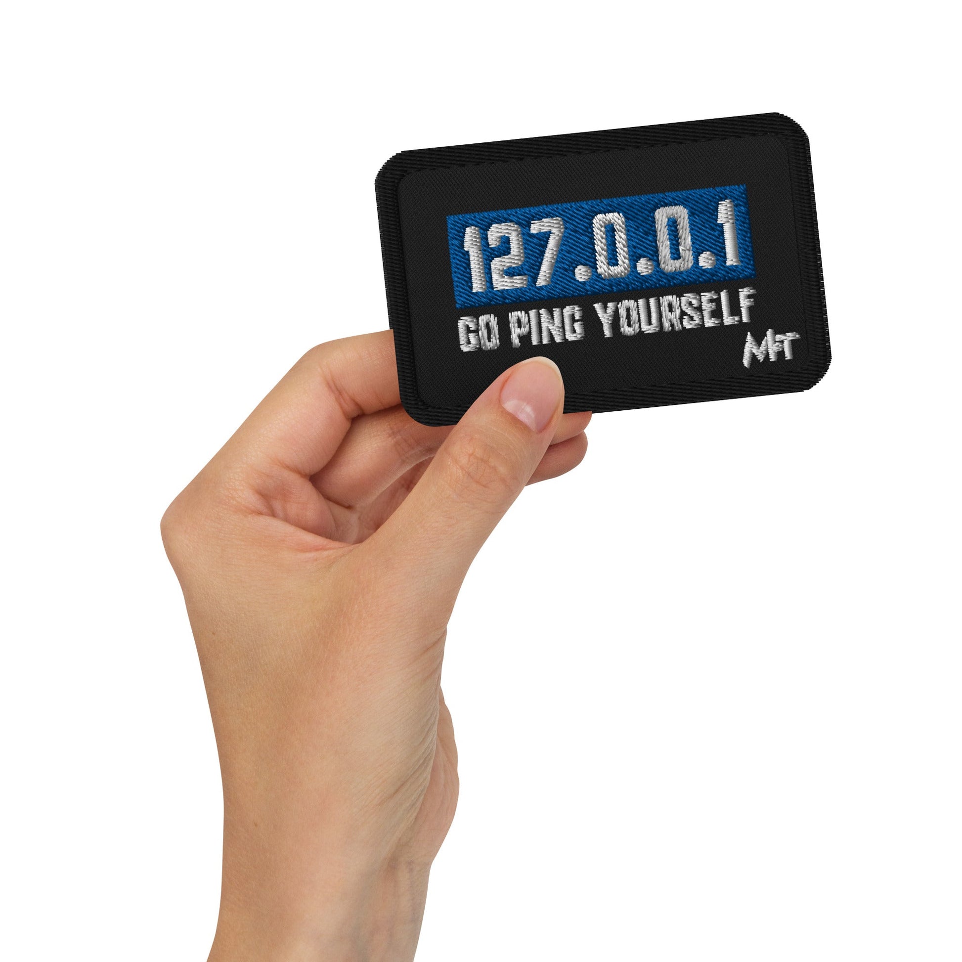 Go ping yourself - Embroidered patches by DarkByteGear