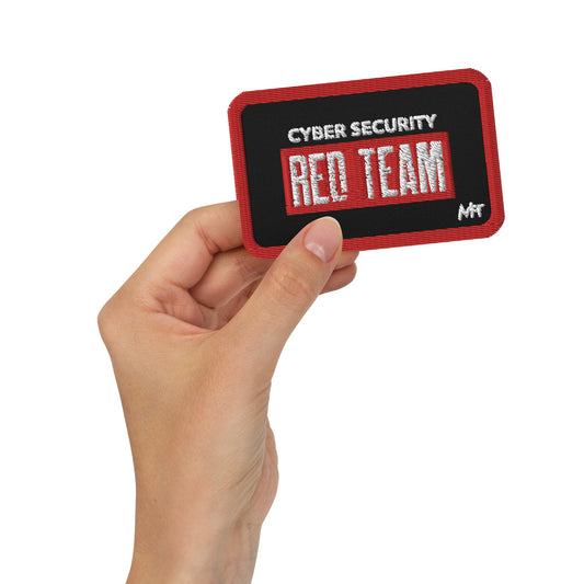 Cyber Security Red Team V1 - Embroidered patches by DarkByteGear