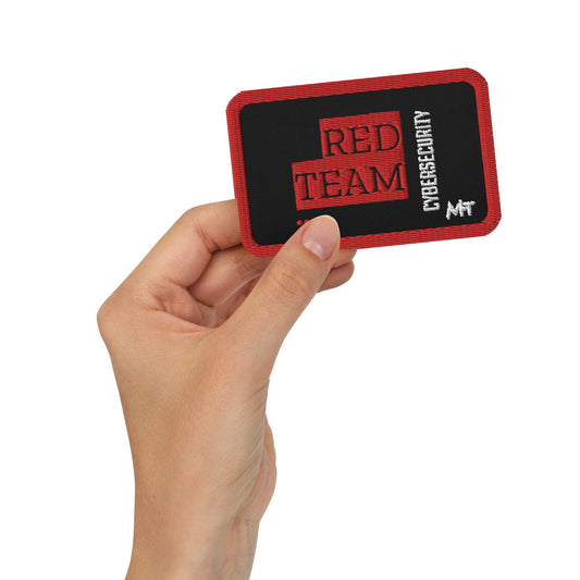Cyber Security Red Team V13 - Embroidered patches by DarkByteGear