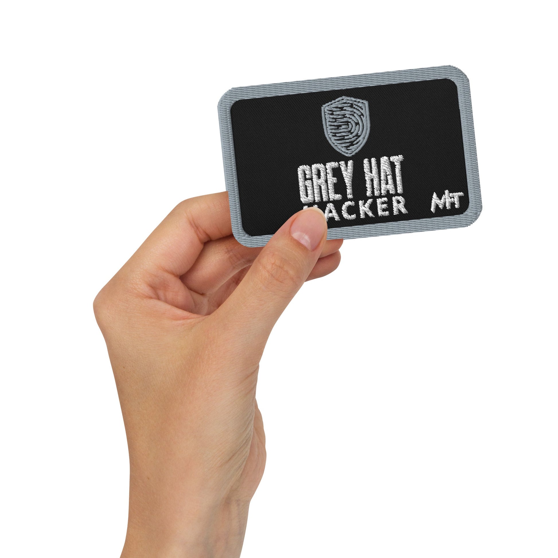 Grey Hat Hacker V4 - Embroidered patches by DarkByteGear