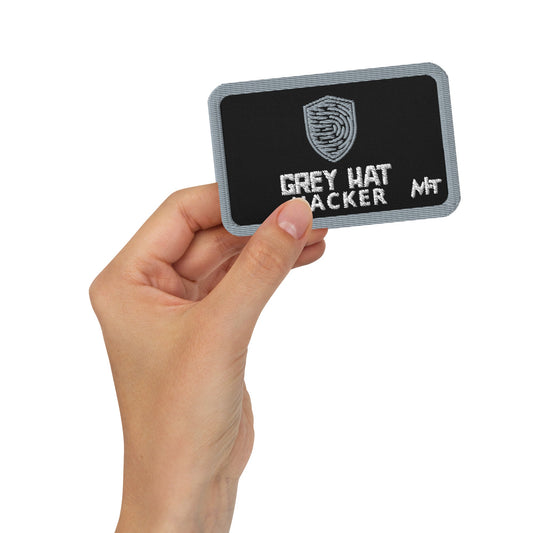Grey Hat Hacker V3 - Embroidered patches by DarkByteGear