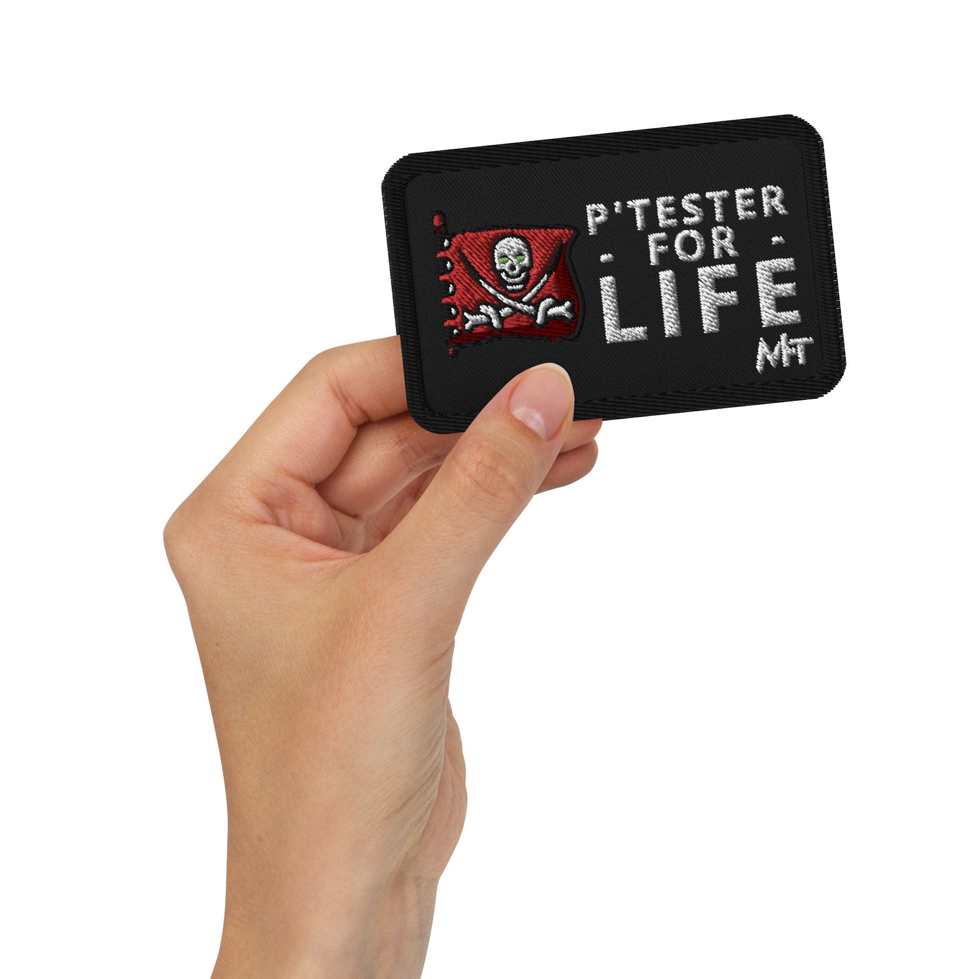 Pentester for life - Embroidered patches by DarkByteGear