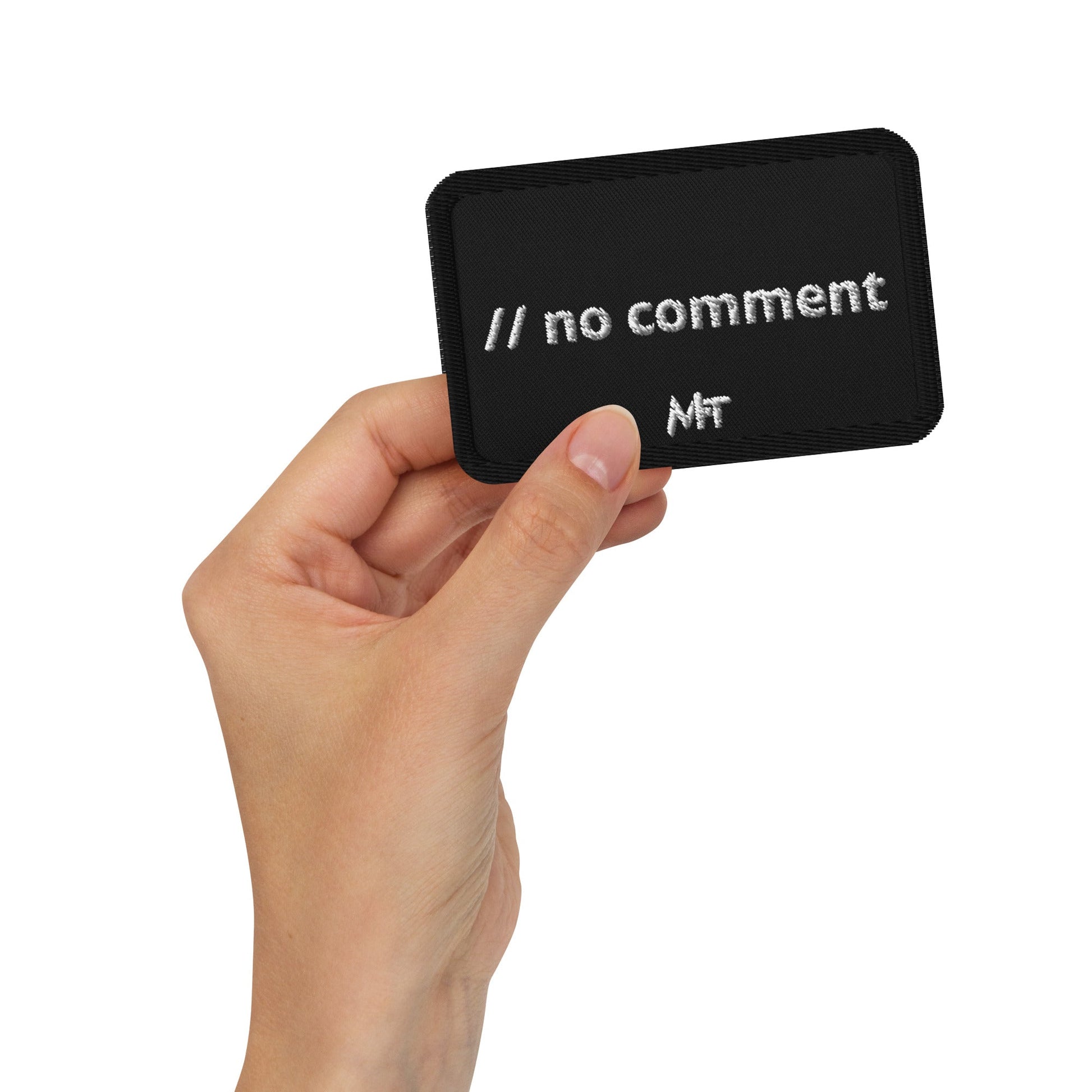 // no comments - Embroidered patches by DarkByteGear
