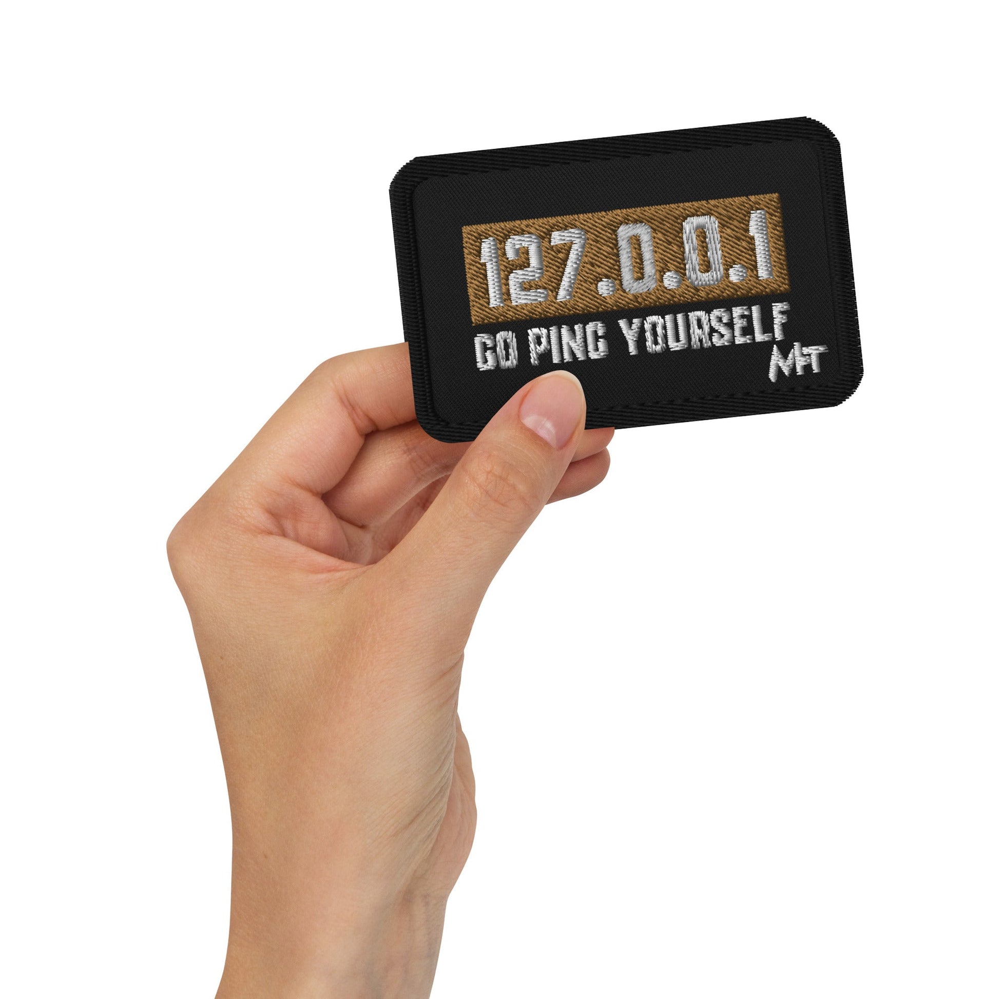 Go ping yourself - Embroidered patches by DarkByteGear