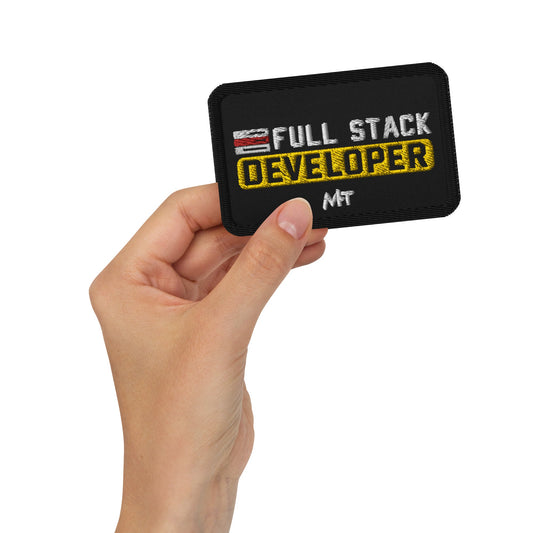 Full stack developer - Embroidered patches by DarkByteGear