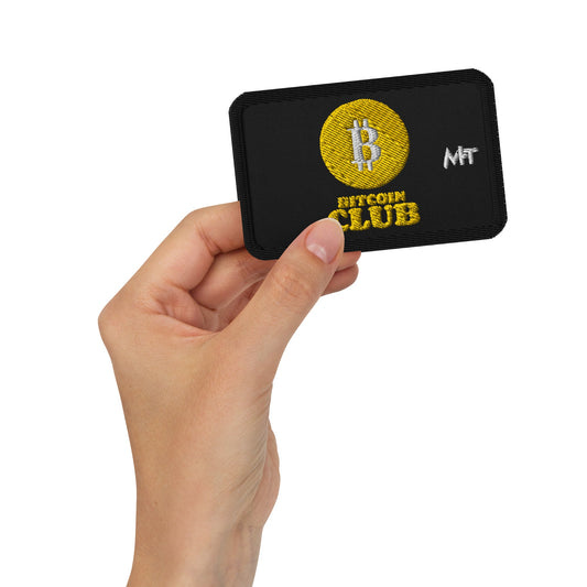 BITCOIN CLUB V1 - Embroidered patches by DarkByteGear