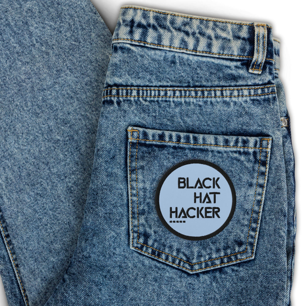Black Hat Hacker - Embroidered patches by DarkByteGear