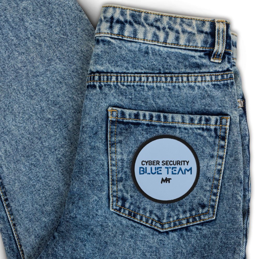 Cybersecurity Blue Team v4 - Embroidered patches by DarkByteGear