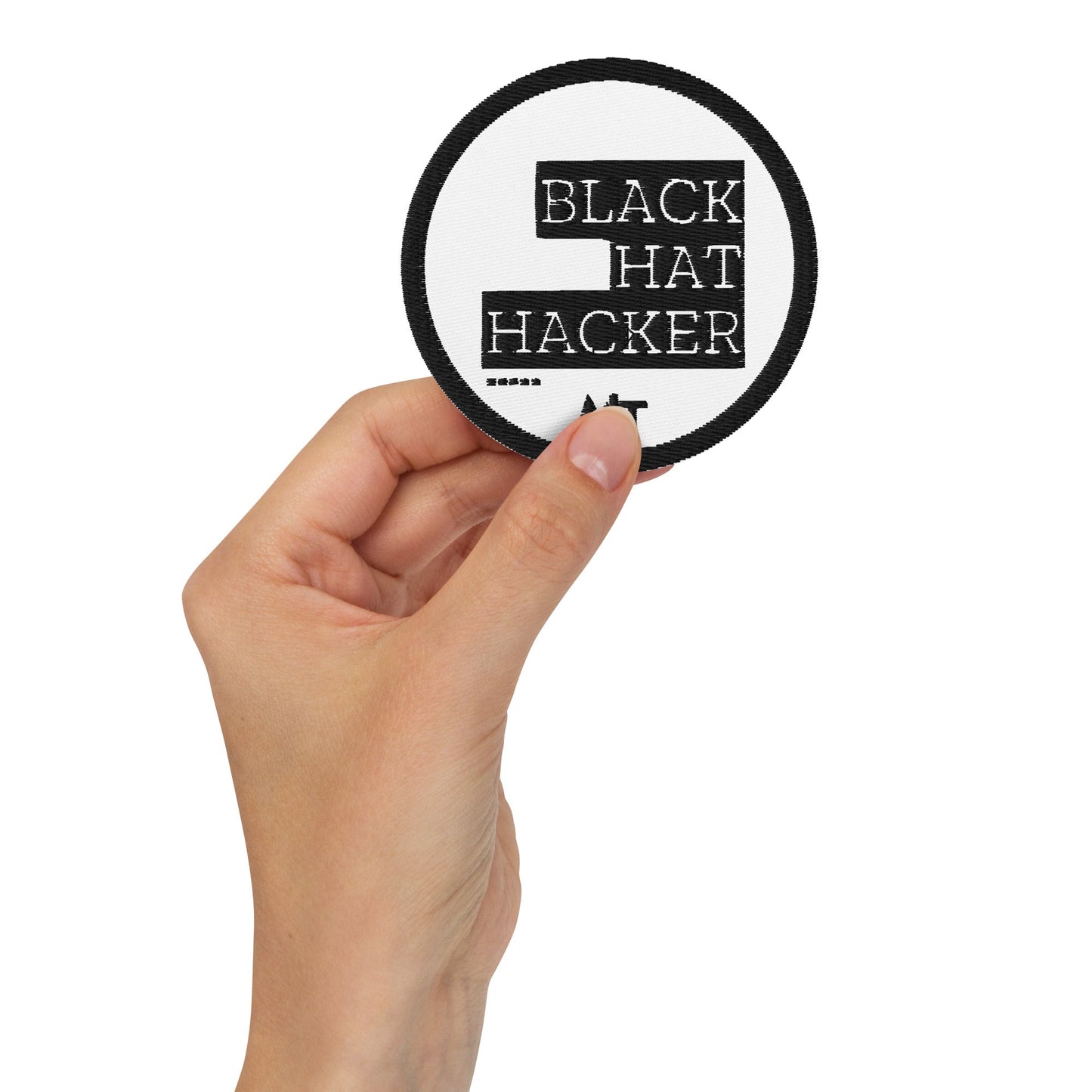 Black Hat Hacker V9 - Embroidered patches by DarkByteGear