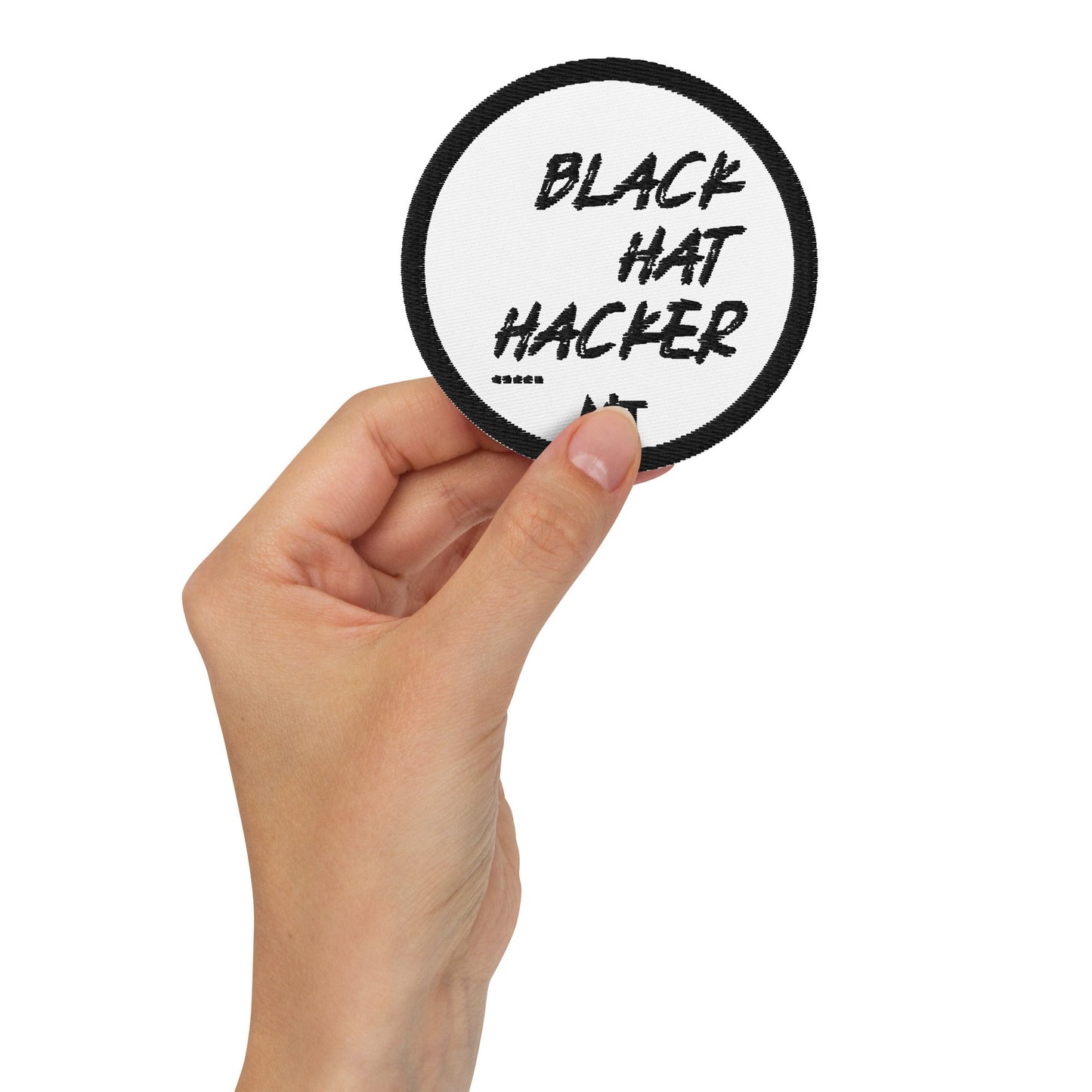 Black Hat Hacker V10 - Embroidered patches by DarkByteGear