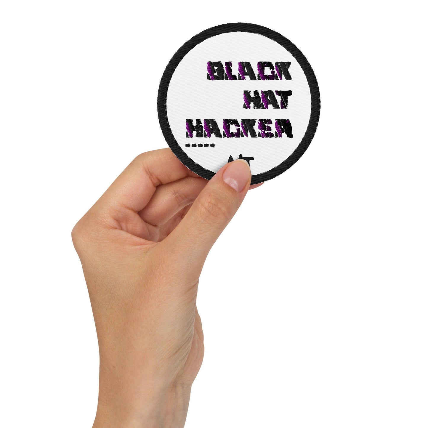 Black Hat Hacker V13 - Embroidered patches by DarkByteGear