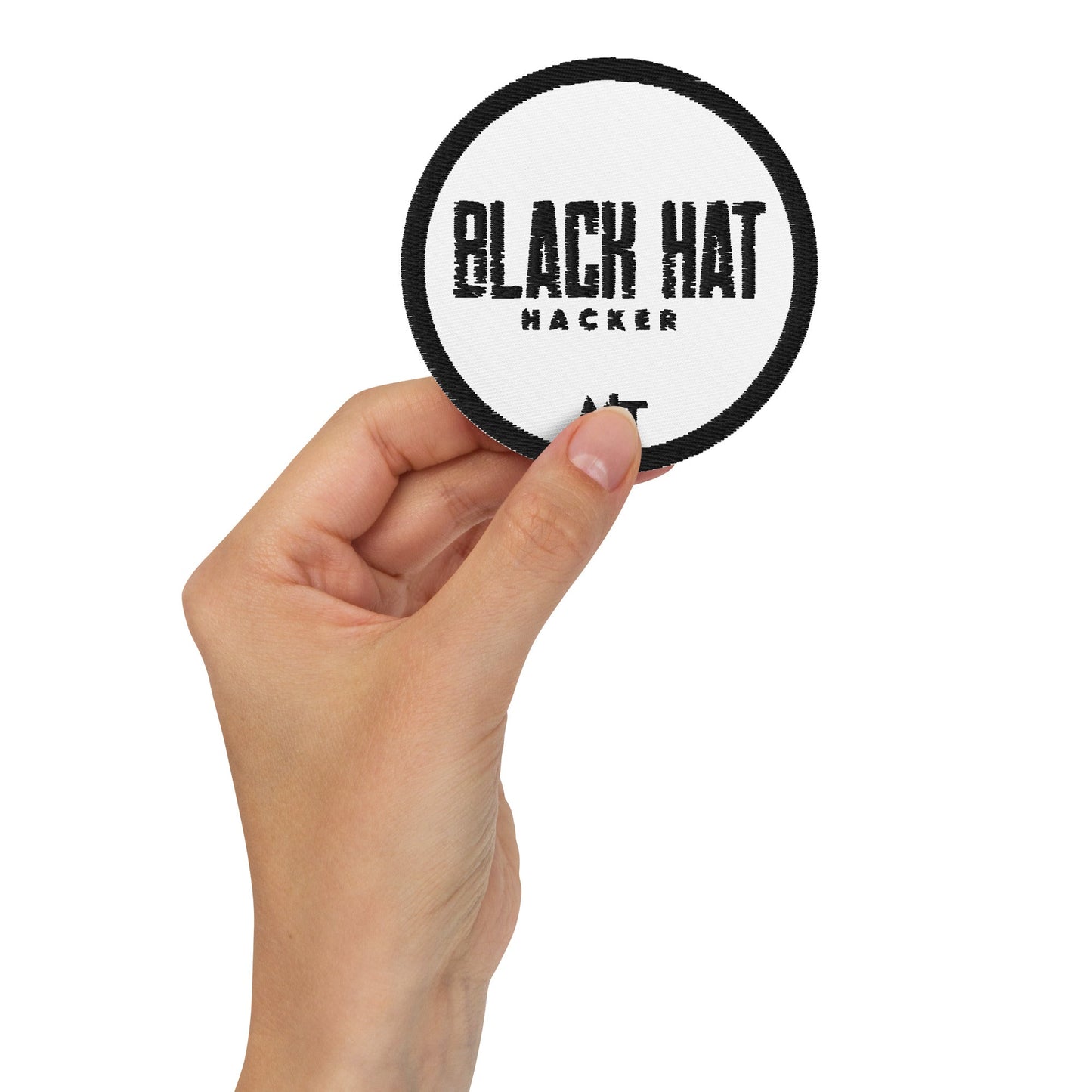 Black Hat Hacker V20 - Embroidered patches by DarkByteGear