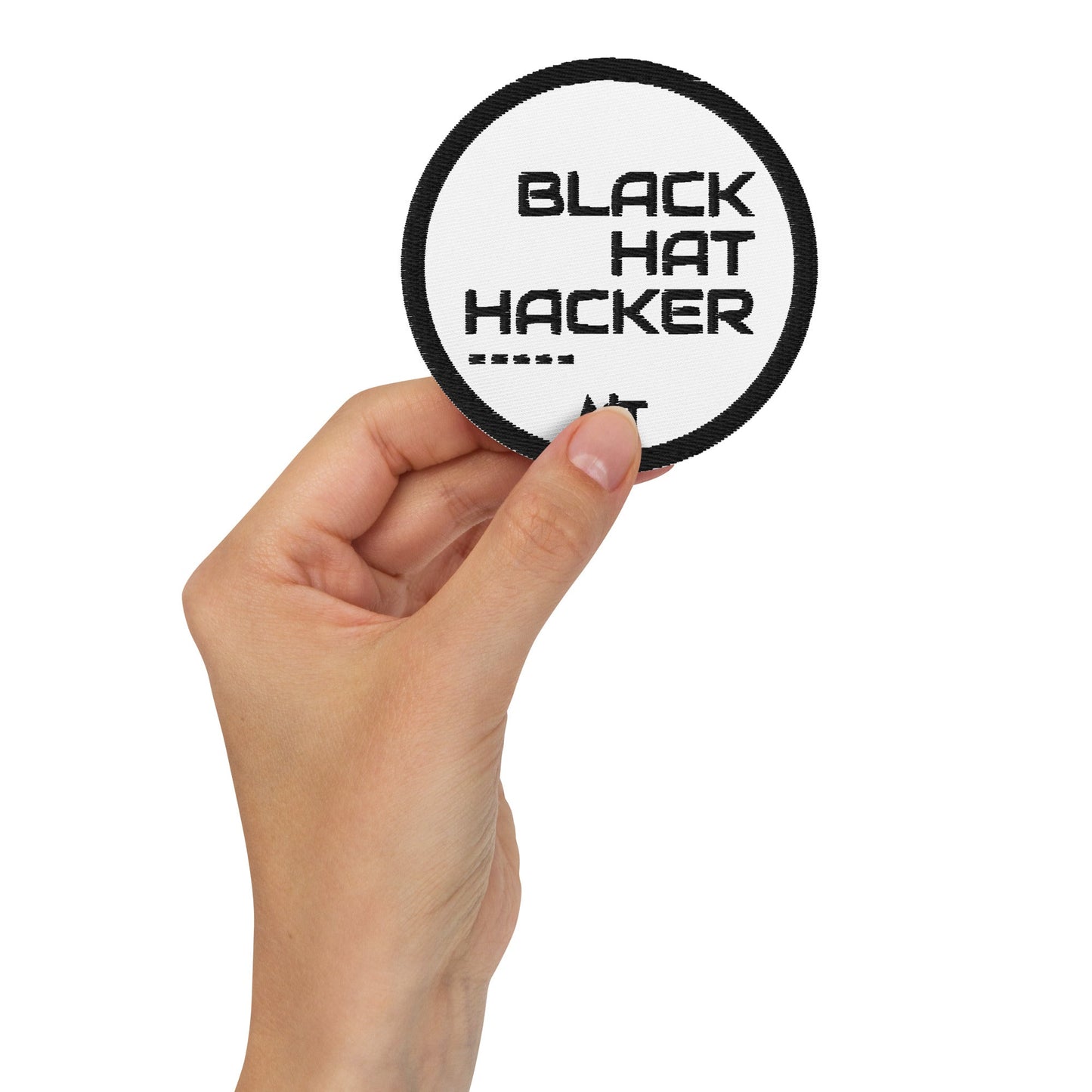 Black Hat Hacker V15 - Embroidered patches by DarkByteGear