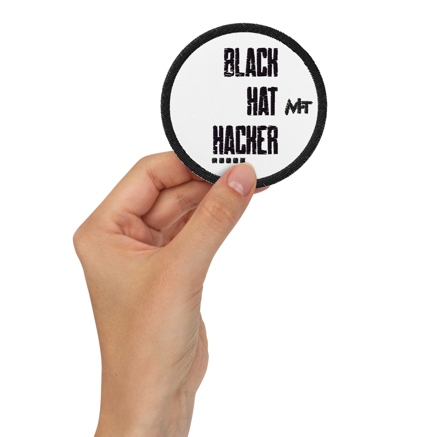 Black Hat Hacker V3 - Embroidered patches by DarkByteGear