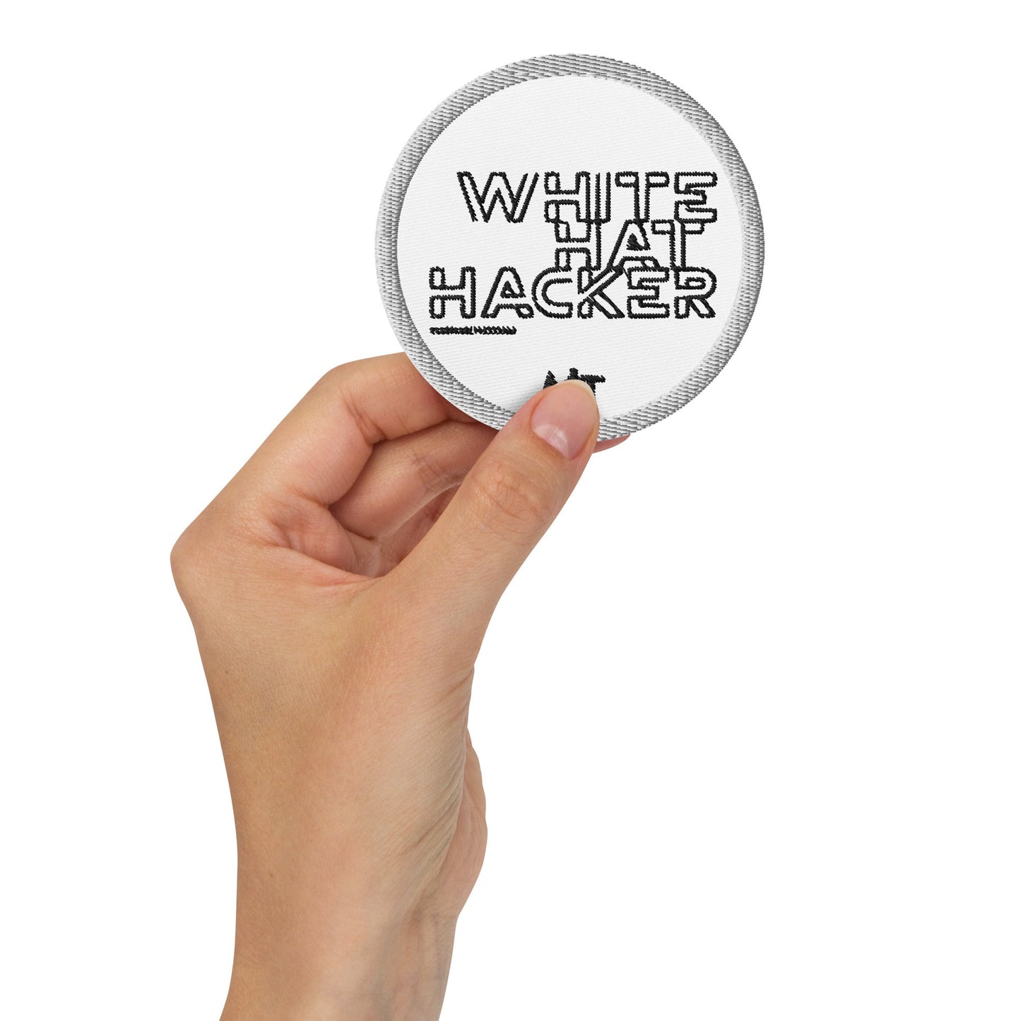 White Hat Hacker - Embroidered patches by DarkByteGear