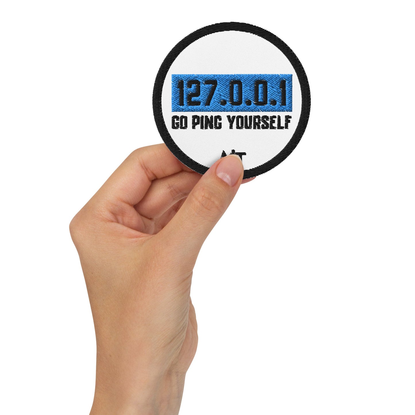 Go ping yourself - Embroidered patches by DarkByteGear