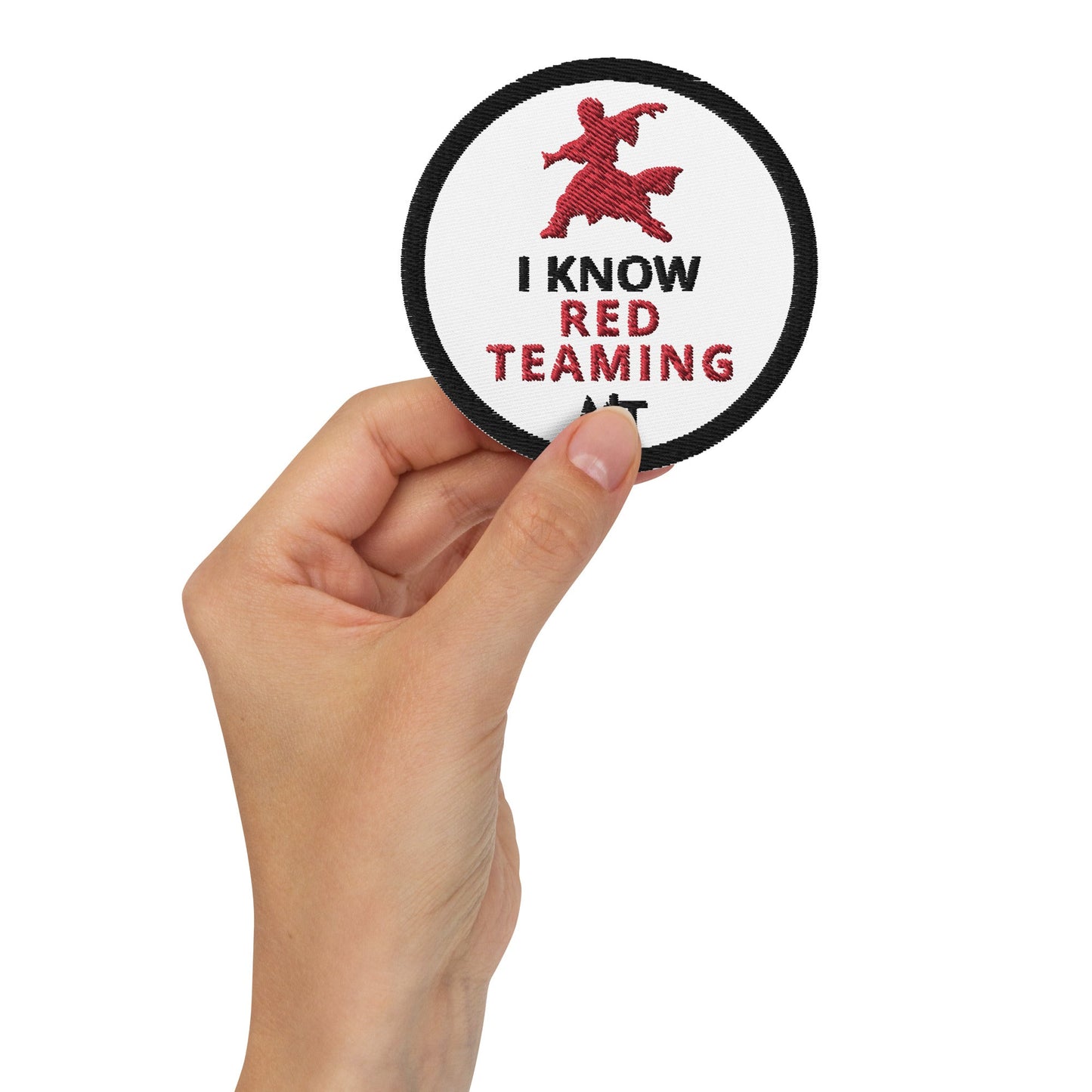 I Know Red Teaming - Embroidered patches by DarkByteGear