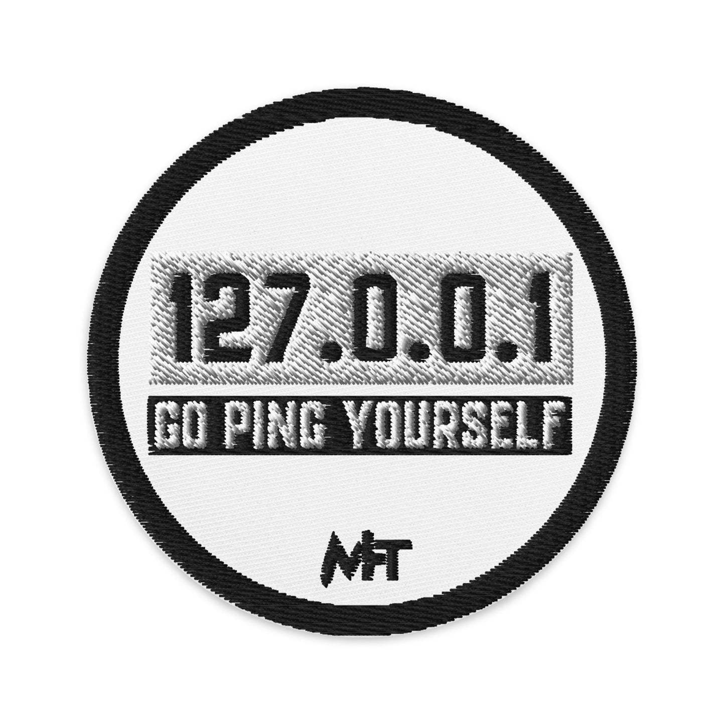 Go ping yourself - Embroidered patches by DarkByteGear