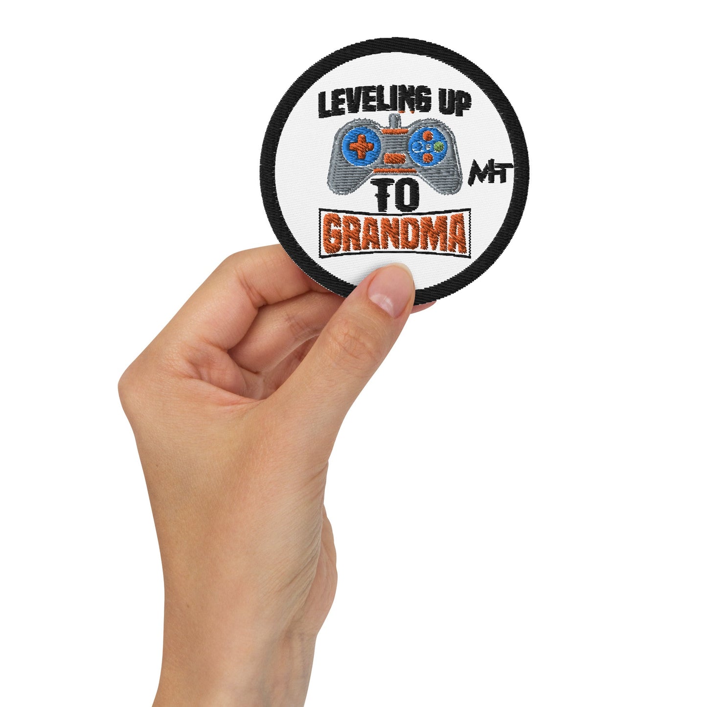 Leveling up to Grandma - Embroidered patches by DarkByteGear