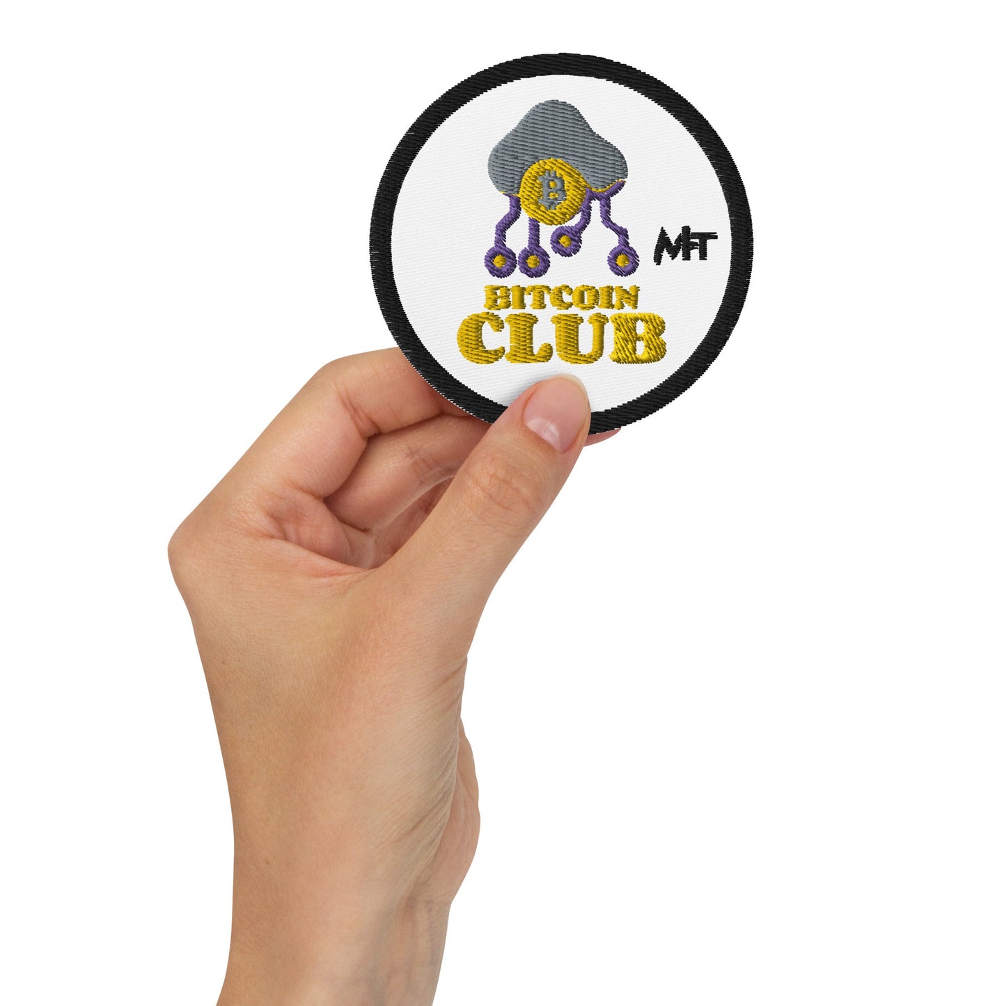 BITCOIN CLUB V4 - Embroidered patches by DarkByteGear