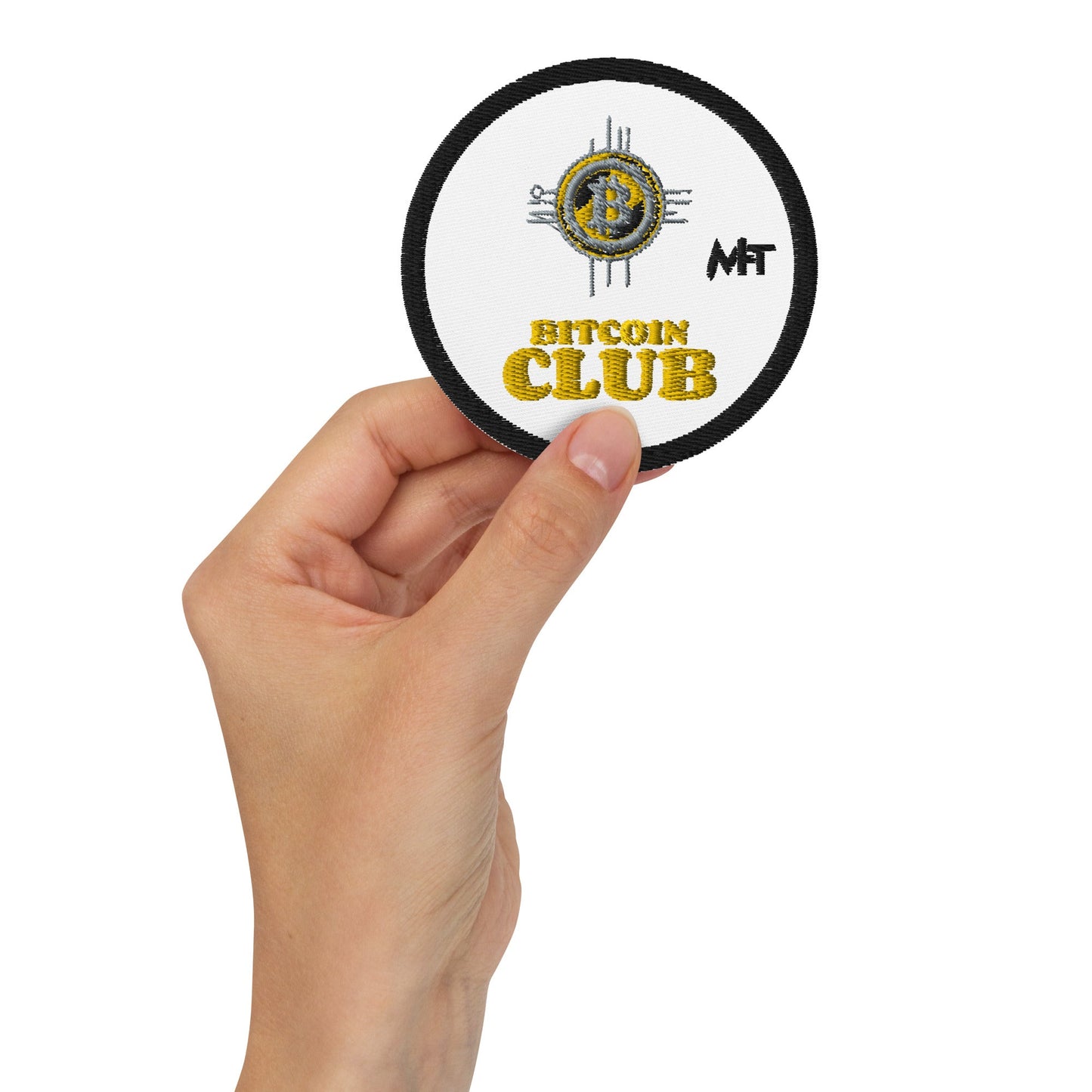 BITCOIN CLUB V6 - Embroidered patches by DarkByteGear