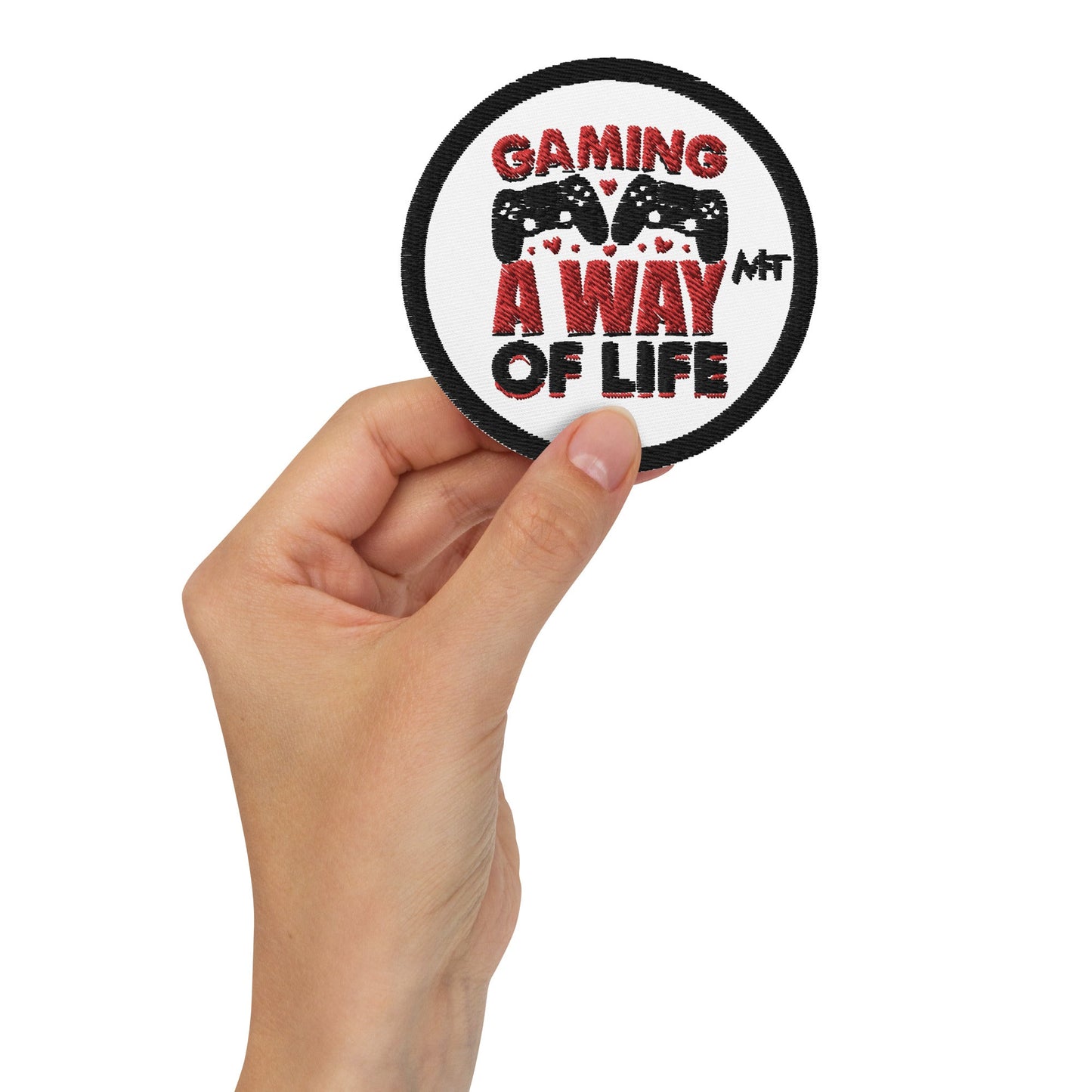 Gaming is a way of life - Embroidered patches by DarkByteGear