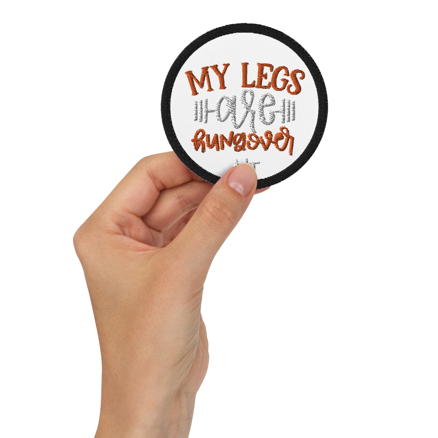 My Legs are Hungover - Embroidered patches by DarkByteGear