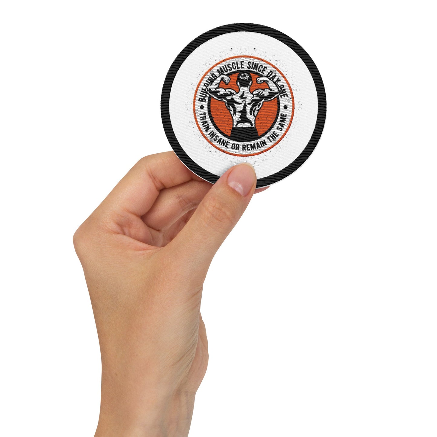 Building muscles since Day one - Embroidered patches by DarkByteGear