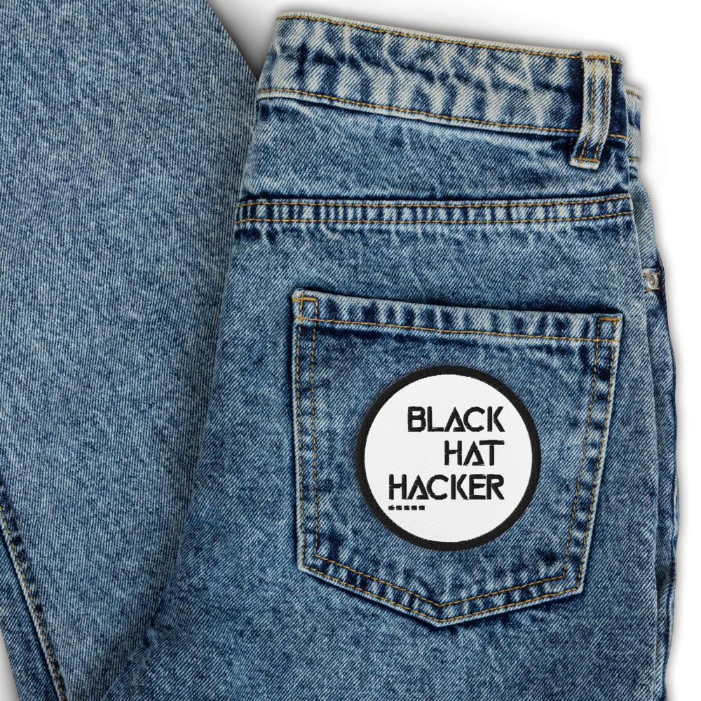 Black Hat Hacker - Embroidered patches by DarkByteGear