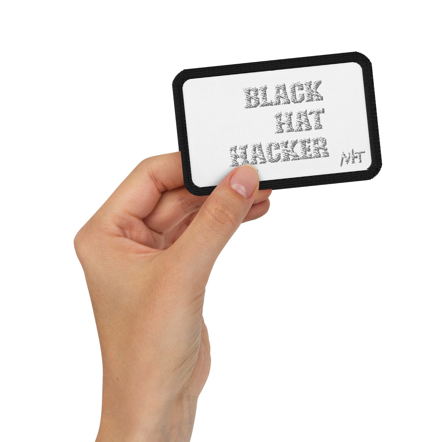 Black Hat Hacker V4 - Embroidered patches by DarkByteGear